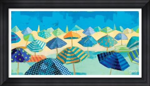 Framed Beach Blues Print