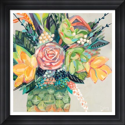 Framed Pina Pastel Print