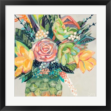 Framed Pina Pastel Print