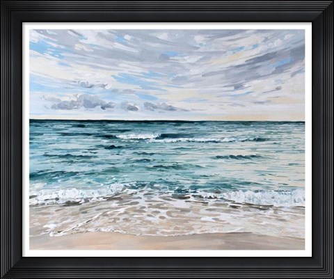 Framed Whispy Clouds Print