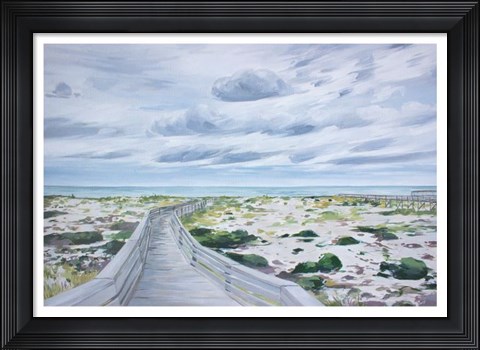 Framed Amelia Island Boardwalk Print