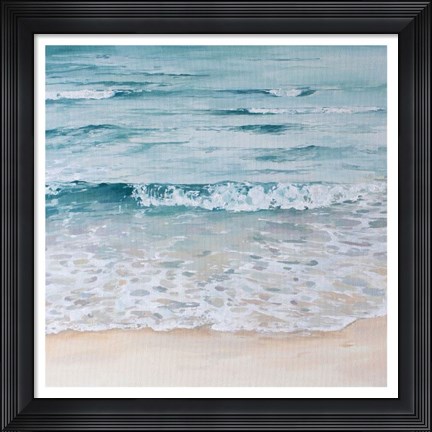 Framed Floppy Beach Hat Print