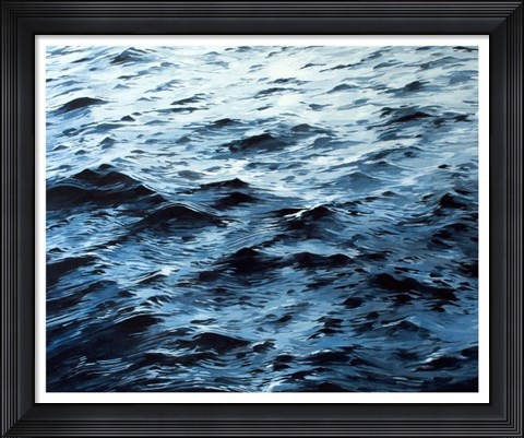 Framed Choppy Lake Print