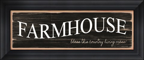 Framed Farmhouse - My Home Sweet Home Print