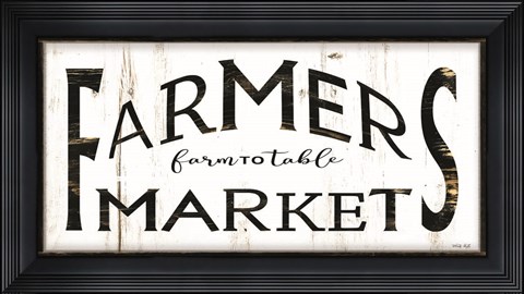 Framed Farmer&#39;s Market I Print