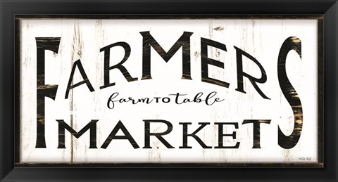 Framed Farmer&#39;s Market I Print