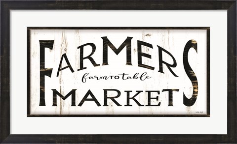 Framed Farmer&#39;s Market I Print