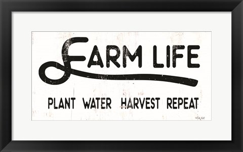 Framed Farm Life Print