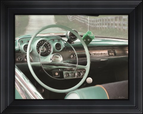 Framed 1957 Chevy Bel-Air Print