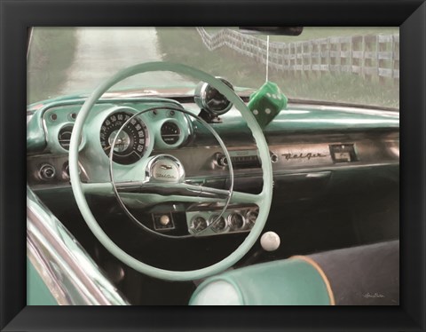 Framed 1957 Chevy Bel-Air Print