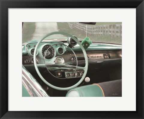 Framed 1957 Chevy Bel-Air Print