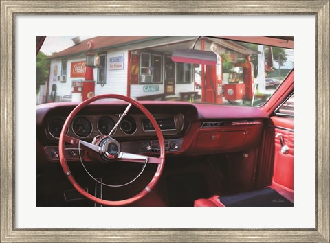 Framed Pontiac GTO Pitstop Print