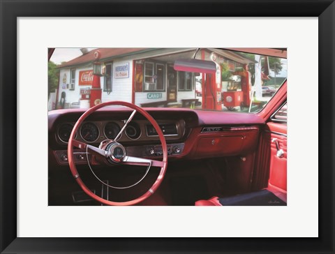 Framed Pontiac GTO Pitstop Print