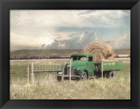 Framed Hay for Sale Print