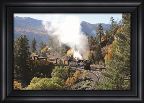 Framed Durango Silverton Train IV Print