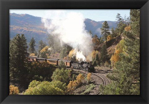 Framed Durango Silverton Train IV Print