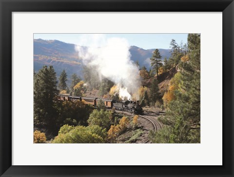 Framed Durango Silverton Train IV Print