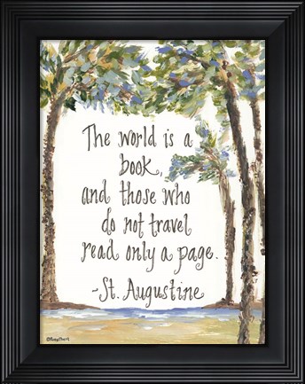 Framed Travel St. Augustine Print