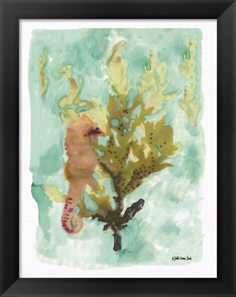 Framed Seahorse 1 Print