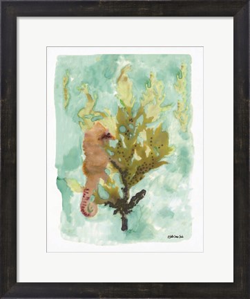 Framed Seahorse 1 Print