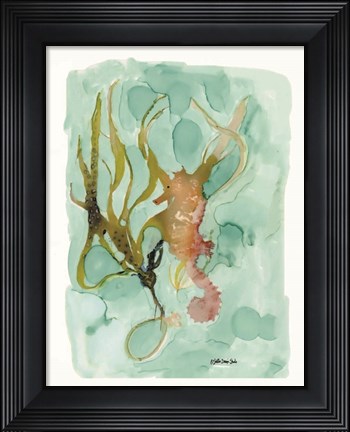 Framed Seahorse 2 Print