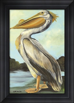 Framed Grand Pelican Print