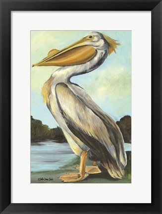 Framed Grand Pelican Print