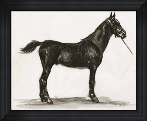 Framed Horse Study 3 Print