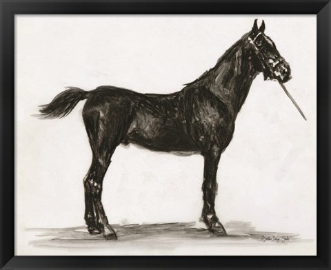 Framed Horse Study 3 Print