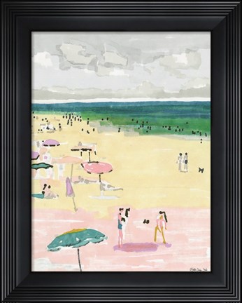 Framed Beach Days 2 Print