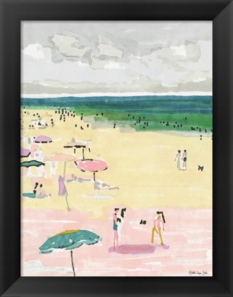 Framed Beach Days 2 Print