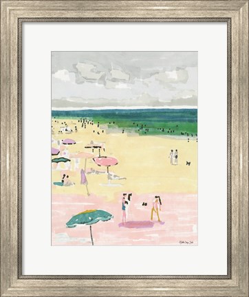 Framed Beach Days 2 Print