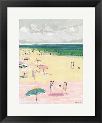 Framed Beach Days 2 Print