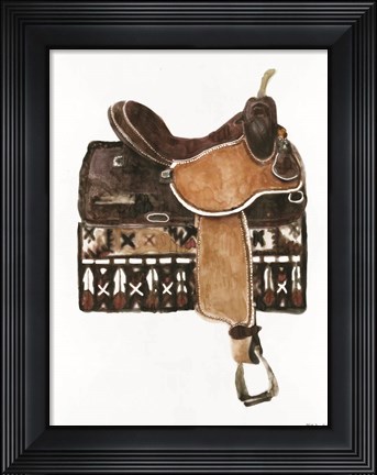Framed Saddle 1 Print