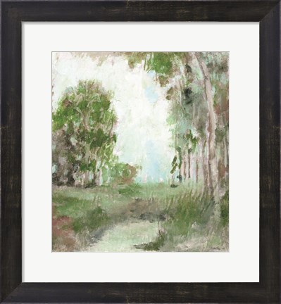 Framed Land Amongst the Woods Print