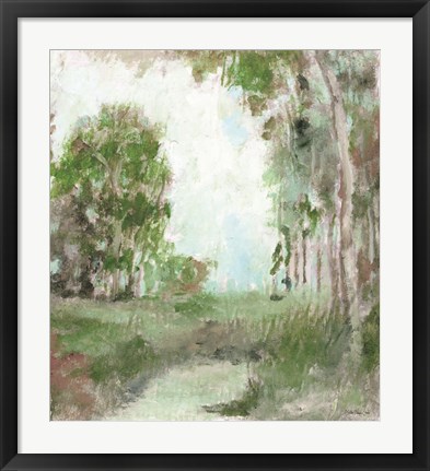 Framed Land Amongst the Woods Print