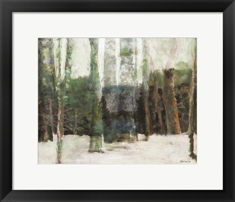 Framed Winter Forest Print