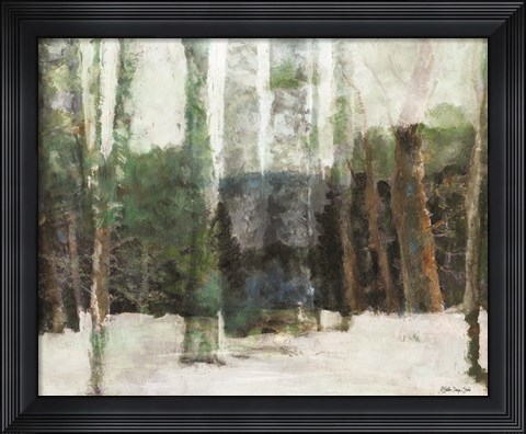 Framed Winter Forest Print