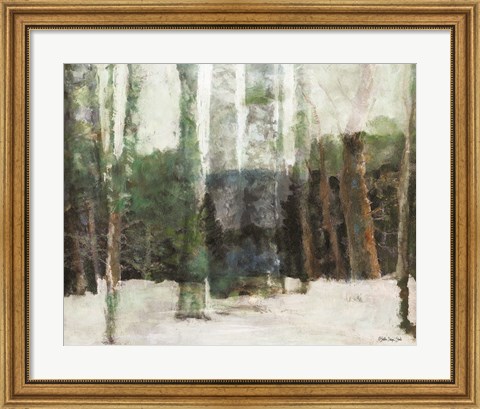 Framed Winter Forest Print