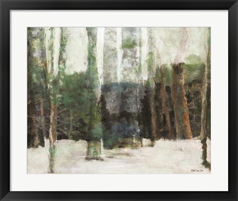 Framed Winter Forest Print