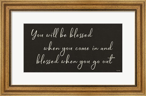 Framed You Will be Blessed Print