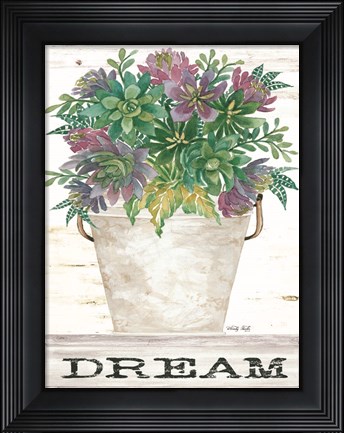 Framed Dream Succulents Print