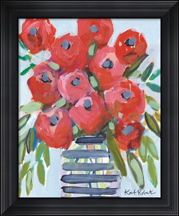 Framed April Showers Give Me Flowers Print