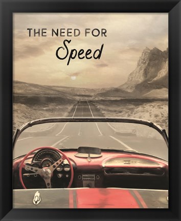 Framed Need for Speed Print