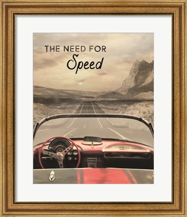 Framed Need for Speed Print