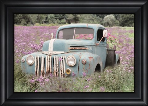 Framed Truckload of Happiness Print