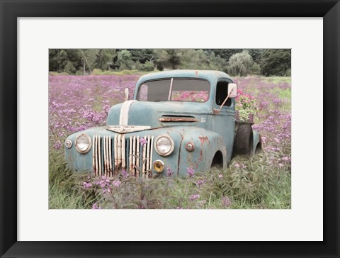 Framed Truckload of Happiness Print