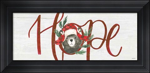 Framed Critter Greetings III Print