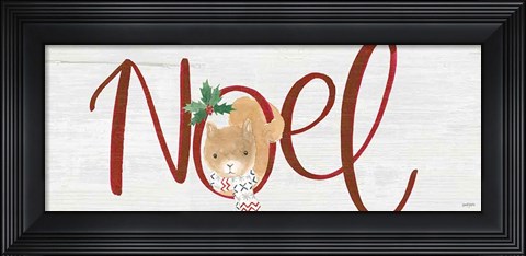Framed Critter Greetings I Print