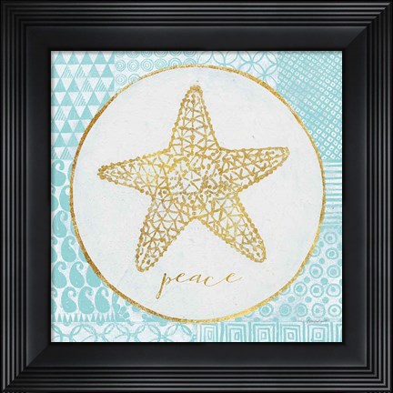 Framed Christmas Shells IV Print